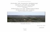 Proyecto el Anfiteatro - Chubut · EIA: CANTERA ANFITEATRO Clasto SRL C. Gardel 159 0280 154374805 Estudio de Impacto Ambiental Anexo III, Ley Nac. N° 24585 ETAPA DE EXPLORACION