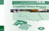 Córdoba. Datos básicos 2002 › dtbas › piesa › dtbp02 › dtbp0214.pdfImprenta: Ruiz Melgarejo Instituto de Estadística de Andalucía I.S.S.N.: 1578-9997 I.S.B.N.: 84-89718-76-8