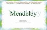 BIBLIOTECA “TERESA SANTAMARÍA DE GONZÁLEZ”Estructura y esquema de ingreso a Mendeley por el escritorio Estructura y Esquema local de Mendeley de documentos referencias aparecen