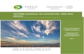 Informe nacional de calidad del aire 2015 · Informe Nacional de Calidad del Aire 2016, México Coordinación General de Contaminación y Salud Ambiental iii 8.2.1 EVALUACIÓN DEL