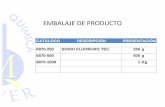 EMBALAJE DE PRODUCTOreactivosmeyer.com.mx/datos/pdf/materias/embalaje_6870.pdf.pdf · embalaje de producto catÁlogo descripciÓn presentaciÓn 6870-250 sodio fluoruro tec. 250 g