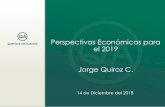 Perspectivas Económicas para el 2019 Jorge Quiroz C.€¦ · *Presentación “Perspectivas Económicas 2018”. 13-12-2017 ... Perspectivas sobre la Guerra Comercial ... World Economic