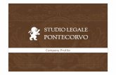 STUDIO LEGALE PONTECORVO - Company Profile · Microsoft PowerPoint - STUDIO LEGALE PONTECORVO - Company Profile.pptx Author: Fabio Created Date: 11/26/2015 2:18:48 PM ...