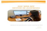 GHC Web App Gestor de ausencias · 2019-10-08 · Peñalara Software C/ Teodosio el Grande 8 BIS, oficina 7 • 40001 Segovia (España) (+34) 921 100 069 • • info@penalara.com
