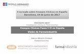 II Jornada sobre Ensayos Clínicos en España Barcelona, 14 de … · 2017-06-20 · II Jornada sobre Ensayos Clínicos en España Barcelona, 14 de junio de 2017 . 7 2 ... 22,2% 34,0%