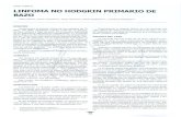 CASO LINFOMA NO HODGKlN PRIMARIO DE BAZOrepebis.upch.edu.pe/articulos/ead/v6n4/a7.pdf · El estudio anatomopatológico reveló un Linfoma S no Hodgkin primario de bazo, (difuso de