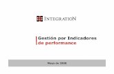 Gestión por Indicadores de performance - Incubatecincubatec.com.ar/download/Gestion_indicadores.pdf · 2010-11-08 · os indicadores corretos ? Área Indicadores possíveis Comercial