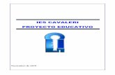 IES CAVALERI PROYECTO EDUCATIVOiescavaleri.com › website › wp-content › uploads › 2019 › 11 › PROYEC… · Este Proyecto Educativo concreta el currículo para nuestro