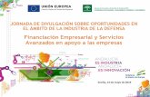 Financiación Empresarial y Servicios Avanzados en …...2019/05/08  · Mejorar la competitividad de las empresas en Andalucía mediante la incorporación de servicios avanzados.