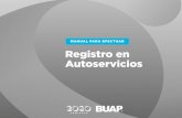 Manual para efectuar el registro en Autoservicios · 27 de abril al 3 de mayo Aspirantes Nivel Medio Superior 4 al 14 de mayo Aspirantes Nivel Superior Una vez en el sitio ingresa
