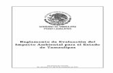 Reglamento de Evaluación del Impacto Ambiental para el Estado … · 2017-03-09 · Reglamento de Evaluación del Impacto Ambiental para el Estado de Tamaulipas.Pág. 5 I. Formular