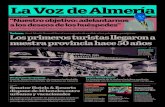 LaVoz de Almería - blog.playasenator.com · LaVoz de Almería DOMINGO 1.4.2018 Director: Pedro M. de la Cruz - Año LXXVIII. Núm. 32.709 1,50 € Internacional Desde el pasado 1