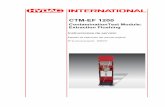 CTM-EF 1200 - HYDAC · CTM-EF 1200 Indicaciones de seguridad HYDAC Filter Systems GmbH es Página 11 / 36 BeWa CTM-EF1200 3509157 es 2009-10-15.doc 2009-10-15 Equipo protector Para