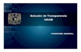 Solución de Transparencia UNAMrepositoriogeneral.unam.mx/app/webroot/digitalResourcesFiles/9/13… · BD relacional BD no relacional Plataforma de Transparencia Portal de Transparencia