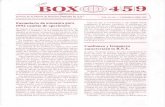 Box 459 - Febrero - Marzo 1992 - Formulario de encuesta ...presentaron sus informes sobre la marcha de los tra-bajos con humor y entusiasmo. TambiØn compartieron abiertamente sus