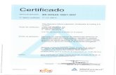 KM C368-20160629161659 · Este certificado es válido desde 2016-09-15 hasta 2019-09-14. Fecha de primera certificación 2013 Validez: 2016-06-29 1 c - TUV Rheinla ification & Testing