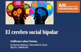 El cerebro social bipolar · Cognición social: concepto • “ operaciones mentales que subyacen a las interacciones sociales, incluyendo: – la percepción – la interpretación