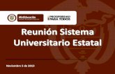 Reunión Sistema Universitario Estatal · 2019-09-03 · AGENDA 1. Verificación de Quórum 2. Saludo por parte de la Señora Ministra de Educación Nacional, Doctora María Fernanda