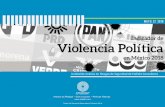 Indicador de Violencia Política€¦ · Fuente: Etellekt Consultores . Indicador de . Violencia Política . en México 2018 . MAYO 27, 2018 . Lista de políticos asesinados (100).