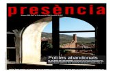 09PCAT 001 2 20080304154638 - VilaWeb · 2008-03-05 · cions i fotografies de les comar-ques interiors valencianes en un llibre de gran format, Pobles abandonats. Els paisatges de