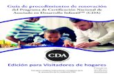 Guía de procedimientos de renovación...Guía de procedimientos de renovación del Programa de Certificación Nacional de Asociado en Desarrollo InfantilMR (CDA) Esta guía contiene