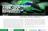 Compromesos amb una cultura ecològica integralbisbatsolsona.cat/wp-content/uploads/2017/04/Programa... · 2017-04-24 · Inscripcions: Justícia i Pau de Barcelona: 93 317 61 77