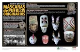 Rostros plurales MÁSCARAS dePuebloS Los grupos Chirihuano ... · Los Selknam Habitantes originarios de Tierra del Fuego, elaboraban máscaras cónicas de unos 70 cm, realizadas con