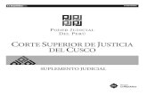 CORTE SUPERIOR DE JUSTICIA DEL CUSCO · Constituida por Juan Predraza Palomino y Caro-lina Uchicua Huancacuri a favor de la Caja Muni-cipal de Ahorro y Crédito Cusco S.A., hasta