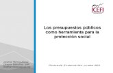 Los presupuestos públicos como herramienta para la protección … · 2016-10-13 · Guatemala, Centroamérica, octubre 2016. Los presupuestos públicos como herramienta para la