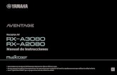 RX-A3080/RX-A2080 Owner's Manual - Yamaha Corporation€¦ · Receptor AV Manual de Instrucciones ES • Esta unidad es un producto diseñado para disfrutar de vídeo y música en