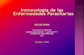 Inmunología de las Enfermedades Parasitarias · 2020-02-04 · INMUNOLOGÍA DE LAS PARASITOSIS 1. Relación parásito hospedador: parasitismo, comensalismo 2. Características particulares