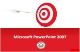 Microsoft PowerPoint 2007€¦ · PowerPoint 2007 para diseñar presentaciones. Esta aplicación hace posible la producción de una presentación profesional que trabaje de forma