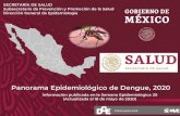 Panorama Epidemiológico de Dengue, 2020 - gob.mx · 2020-05-21 · 2019 2020 SEMANA SEMANA DNG 27,884 1,198 1,671 DCSA 10,264 651 1,095 DG 3,357 168 308 DCSA + DG 13,621 819 1,403