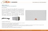 CAIXA ACÚSTICA APARENTE · 2020-06-15 · A caixa acústica aparente DS 315 T é composta de um alto falante destinada à instalação em locais de superfície ou parede. Desenvolvida