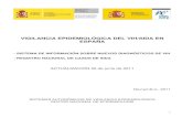 VIGILANCIA EPIDEMIOLÓGICA DEL VIH/SIDA EN ESPAÑA · 2012-06-21 · vigilancia epidemiolÓgica del vih/sida en espaÑa -sistema de informaciÓn sobre nuevos diagnÓsticos de vih