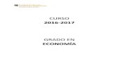 GRADO EN - UAM · 16675 Programación Matemática Duro Carralero, Gema Análisis Económico: Economía Cuantitativa. UDI de Matemáticas 3 16676 Macroeconomía: Economía Cerrada