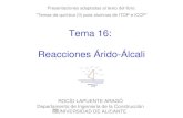 Tema 16: Reacciones ÁridoÁlcali - RUA: Principal 16.-Reaccion… · Tema 16: Reacciones ÁridoÁlcali Presentaciones adaptadas al texto del libro: “Temas de química (II) para