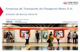 Presentación de PowerPoint - Metro de Santiago · 2018-01-31 · (*) UDM: Últimos 12 meses CLP 308.755 millones Ingresos UDM* jun-16 661,2 Millones de viajes al año (2015) CLP