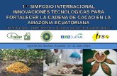 Joya de los Sachas, Ecuador, 10 -11 Julio 2019 › wp-content › uploads › 201… · agronómicos del cultivo de cacao en la Joya de los Sachas, Orellana (Ecuador). 2019. †Alto