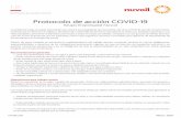 Protocolo de acción COVID-19 - Nuvoil México · • Si alguno de los familiares de los colaboradores es diagnosticado como caso positivo, el colaborador debe aplicar la medida de