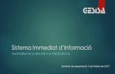 Sistema Immediat d’Informaciómail2.gesisa.net/WEBGESISA_WEB/BD/news/presentacioSII.pdf · Seminari de presentació. 2 de Febrer de 2.017. t Sistema immediat d’informació d’IVA.