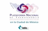 en la Ciudad de México - INFODFEnero 2017 1. Acceso al SIPOT 2. Configuración de la UT • Configuración de unidades administrativas • Creación de usuarios • Configuración