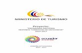 MINISTERIO DE TURISMO · con Colombia; al Sur y al Este, con Perú; y al Oeste con el Océano Pacífico. La extensión del país es de 256.370 kilómetros cuadrados. Está dividido