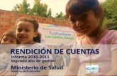 RENDICIÓN DE CUENTAS › archivos › pdf › Rendiciones...LOGROS DEL ABORDAJE INTEGRAL Dengue 2010 Dengue Clásico Dengue Hemorrágico Muertos El Salvador 22,406 185 3 Guatemala