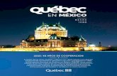 EN MÉXICO - Quebec · Festival Cervantino (2009), en el Festival cultural de Mayo (2012) y en el Festival internacional de cine de Guadalajara (2014). Desde 1999, más de 100 artistas