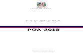 POA-2018 - senado.gob.do › senado › ... › Estadisticas-institucionales › POA … · Planificación y Desarrollo Institucional, Plan Operativo 2018 5 L Introducción . El presente