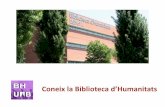 oneix la iliotea d’Humanitats - UAB Barcelona · 2016-11-21 · Consulteu els recursos que us oferim. 11 El Catàleg del Servei de Biblioteques de la UAB permet localitzar els documents