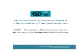 Formación Profesional Básica Informática y Comunicaciones€¦ · Formación Profesional Básica Informática y Comunicaciones 3029 – Montaje y Mantenimiento de Sistemas y Componentes