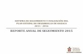 REPORTE ANUAL DE SEGUIMIENTO 2015 - Oaxaca › files › pdf › monitoreo … · 2. Sistema de Seguimiento y Evaluación del Plan Estatal de Desarrollo de Oaxaca 2011-2016 2.1 La
