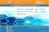 GUÍA SOBRE EL USO EDUCATIVO DE LOS BLOGSLos blogs usados con fines educativos o en entornos de aprendizaje son conocidos como Edublogs. “Son aquellos blogs cuyo principal objetivo